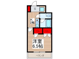 パルフェ城南の物件間取画像